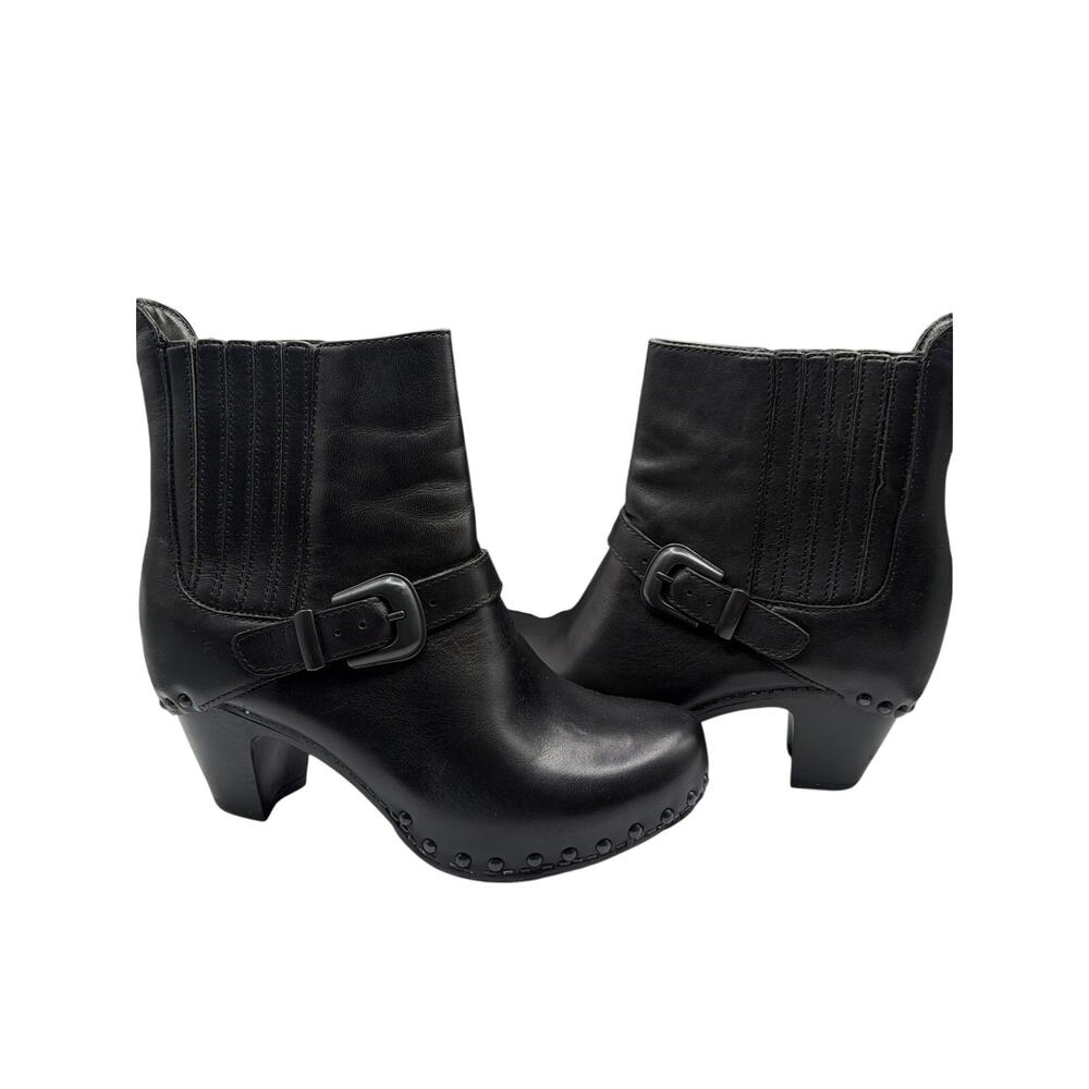 ⭐️ Women’s Dansko Rhianna Black Leather Ankle Boots. Size 38 ( 7.5 )  Comfort